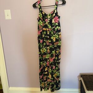 Old Navy Long Floral Jumpsuit